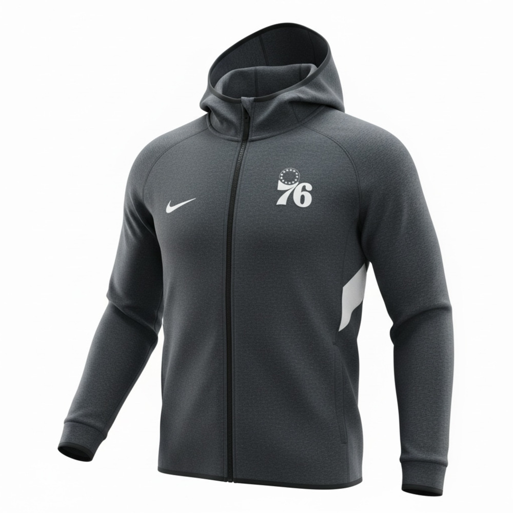 Nike Philadelphia 76ers Showtime Therma Flex Hoodie Size XL